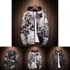Premium Reversible Men Jacket Coats Male Casual Hooded Camouflage Windbreaker Outwear