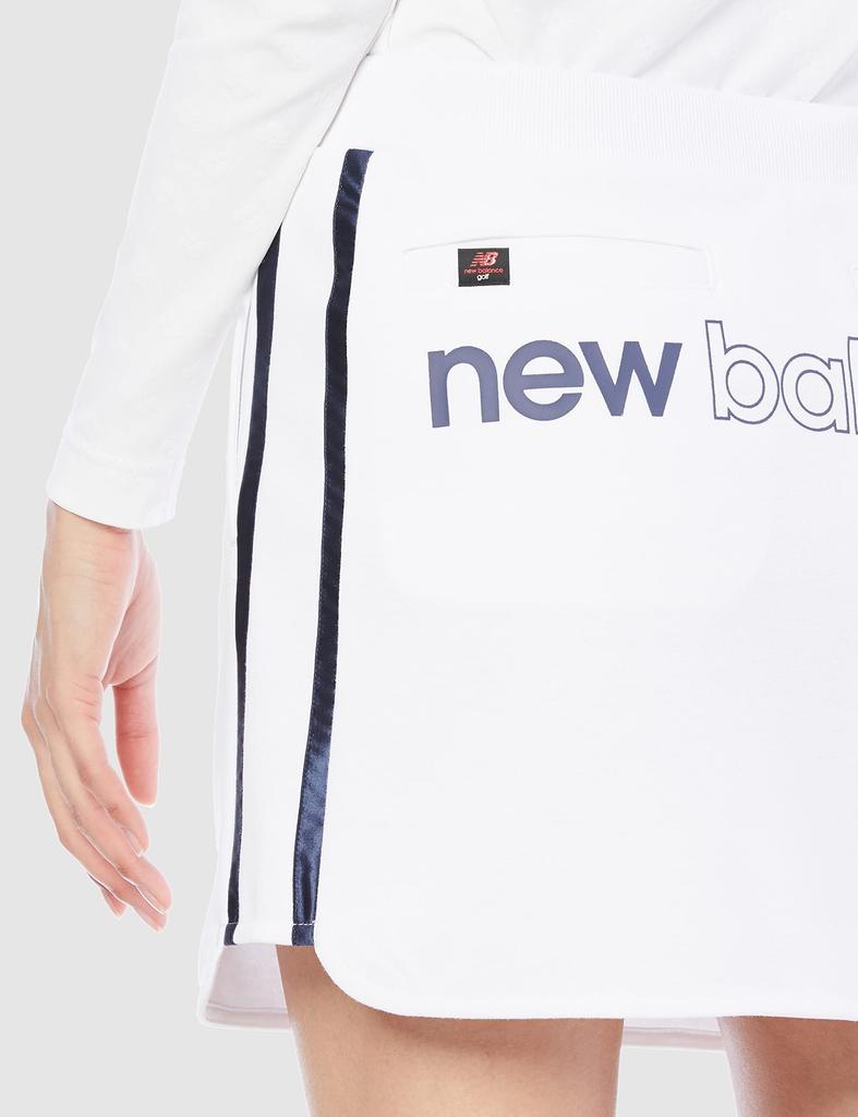 New Balance Golf Sweat Skirt UV 2 (Moisture-Wicking, Quick-Drying, Protection, Stretch) / Women's / 012-2134513 030_White [L]