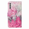 For Samsung Galaxy S25 FE Stand Case Marble Painted Folio Flip Leather Wallet Phone Cover