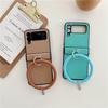 Applicable To Samsung ZFlip5 Mobile Phone Case Wristband Bracelet Striped Zflip4 Folding Anti-drop Protective Case Zflip3