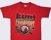 Portland Trail Blazers Vintage 90er Meister T-Shirt - Rip City - NBA Basketball Single Stitch Rotes T-Shirt - Größe Herren L - KOSTENLOSER Versand