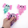 1Pcs Squishy Malt Sugar Stretchy Axolotl Fun Squeeze Birthday Supplies Colorful Salamander Maltose Fidgets Toy Anti-Anxiety Gift