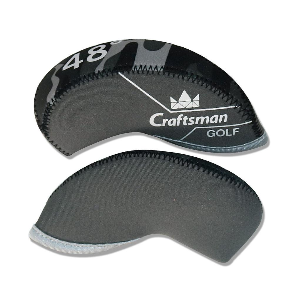 CRAFTSMAN Golf Wedge Set of 6 Club Head Camouflage Pattern Covers, (48°, 52°, 54°, 56°, 58°, 60°), Men's Covers, Neoprene, Stretchy,