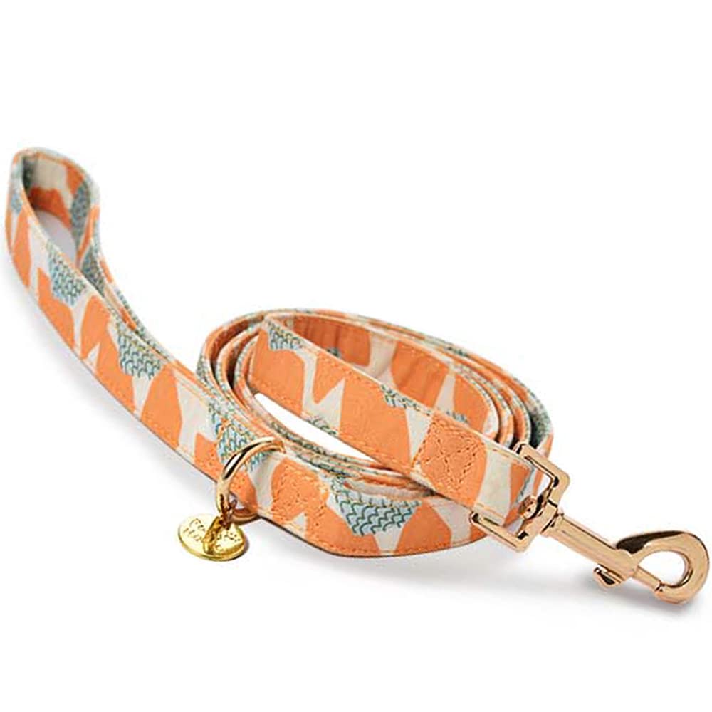 

Dog Leads for Medium and Small Stylish Dog Cotton Training Long Pet Dog Soft and Durable Large, Dogs, Leads, 100% Fabric, 1.5m/1.3m, Leads, оранжевый