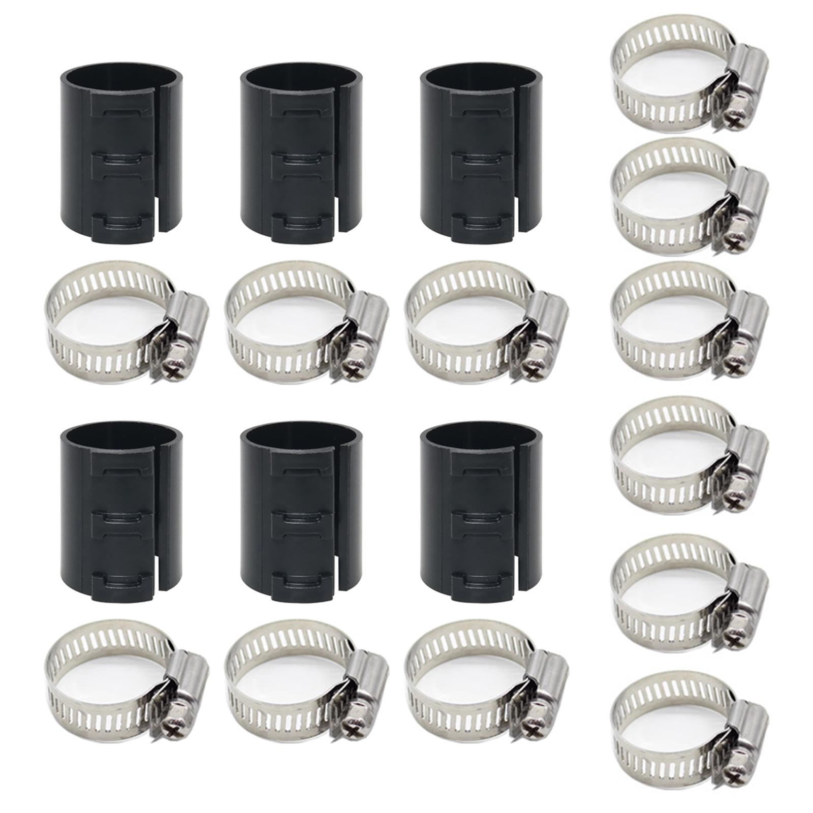 

Многоцелевой комплект из 18 шт. для крепления цилиндров офисных кресел, портативный аксессуар для утопающих кресел с металлическими хомутами