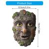 Outdoor Garden Tree Face Sculpture Planter Resin Flower Pot Decorative Hanging Ornament for Courtyard Garden Decoration