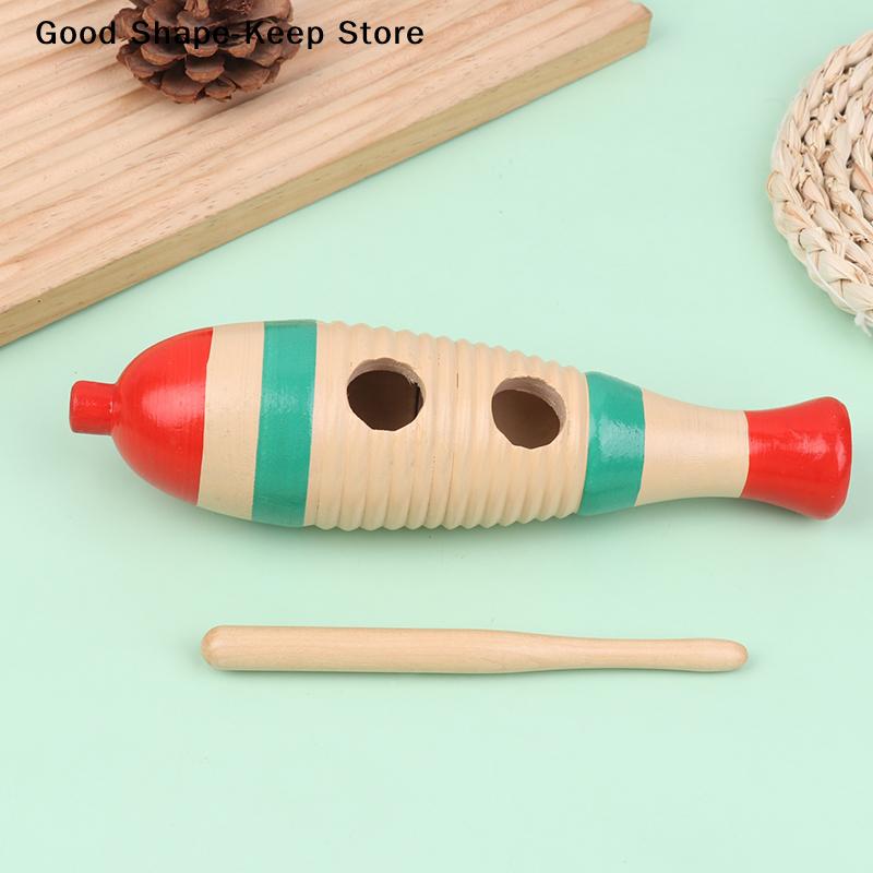 Wooden Music Learning Children's Educational Toys Fish Toy Game Orff Percussion Musical Instrument For Beginners Toddler