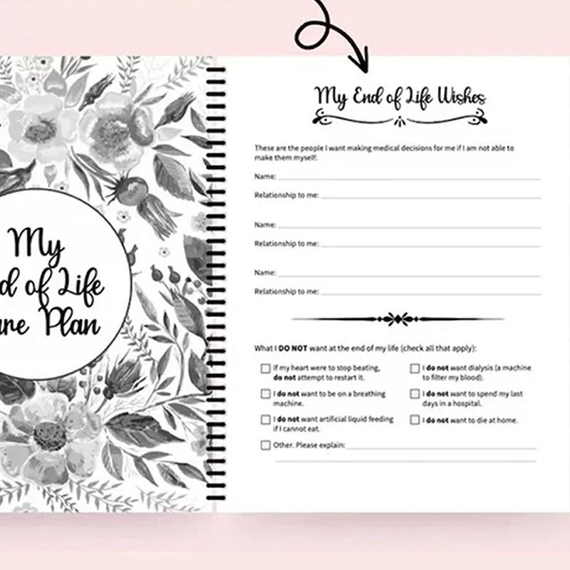 Promiň, teď je to tvůj problém, protože jsem mrtvě vtipný Plánovač konce života Organizér plánovače konce života Pracovní sešit konce života