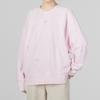 adidas Bluv Q1 Sweatshirt With Letter Logo Embroidery Women Tops Pink IC0812