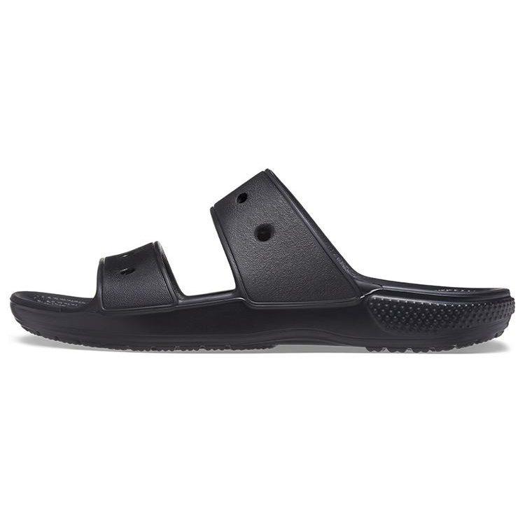 Crocs EVA Leather Patchwork Shoe Unisex Black 206761-001