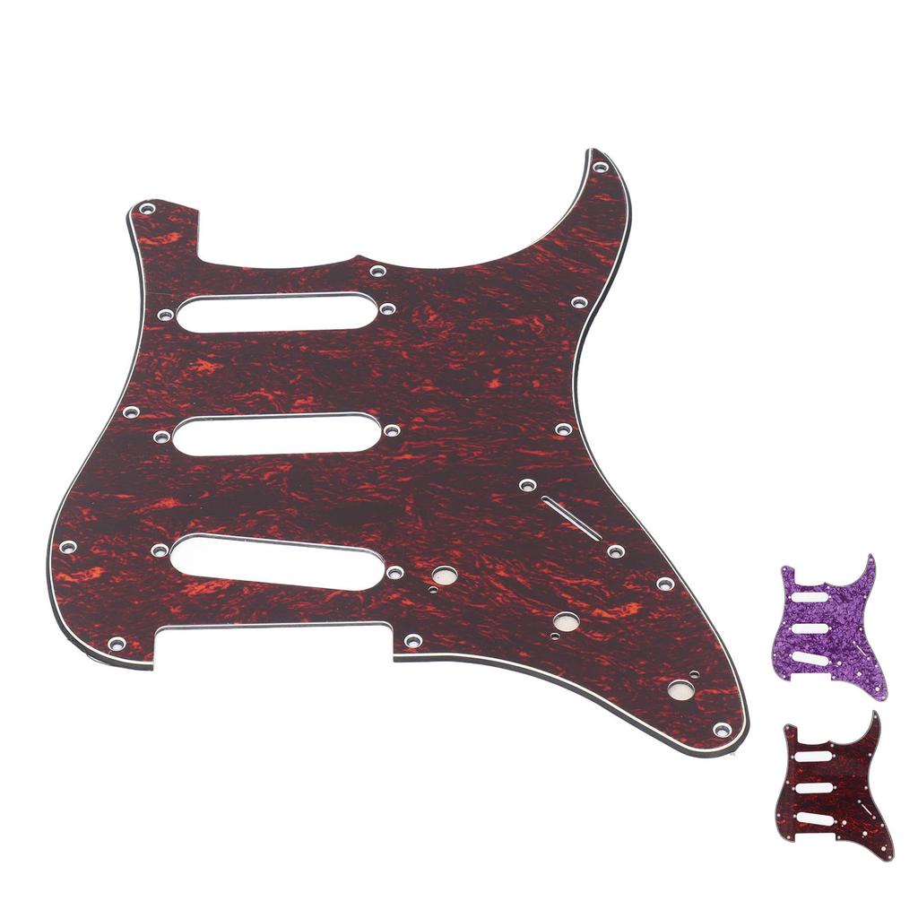 Electric Guitar Pickguard 11 Hole Plastic Front Pick Guard Replacement for Guitars