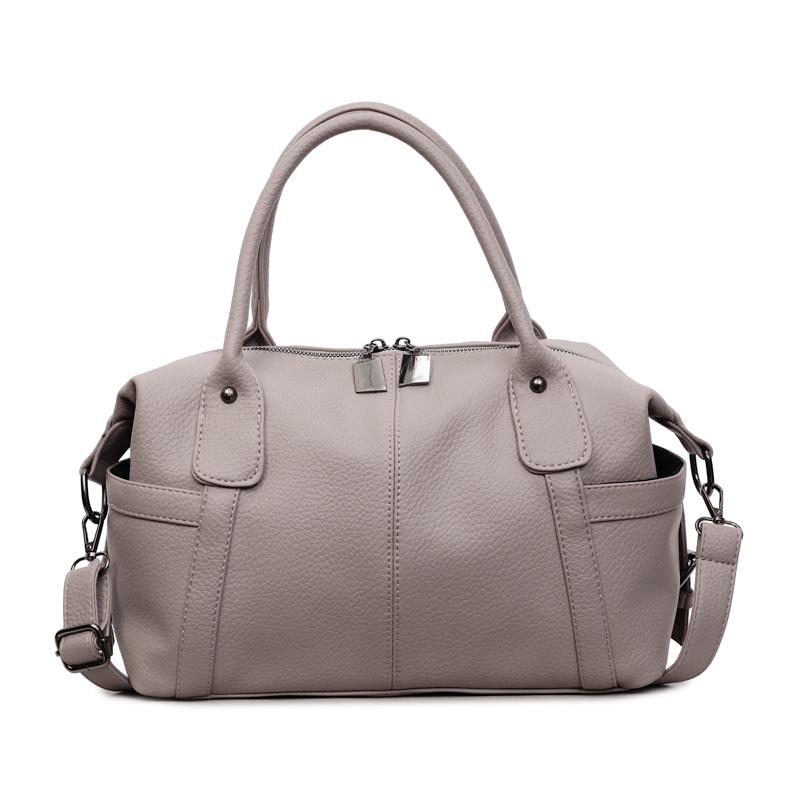 Luxury Women Shoulder Bag Soft Leather Retro Solid Color Crossbody Bags Large Capacity Handbags Fashion Travel Commuter Tote Sac