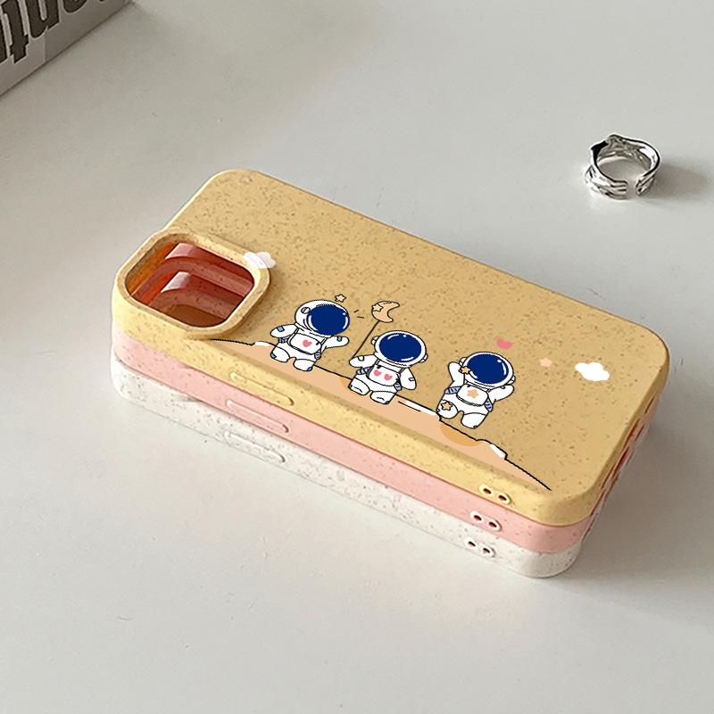 Mobile Phone Cases for iPhone 11 13 XR 15 Pro Max 12 14 Pro Max Case iPhone 16 7 Plus 8 Plus XS Max Degradable and Environmentally Friendly Anti-fall