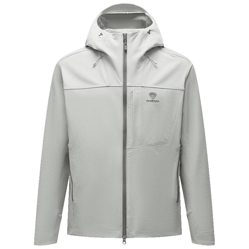 Tanboer Men's Outdoor Hooded Athletic Jacket