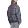 Fear of God Základní duhově reflexní péřová bunda s logem, zapínáním na zip, stojáčkem, teplým zesíleným lemem se stahovací šňůrkou, unisex svrchní oděv FOG-SS20-305