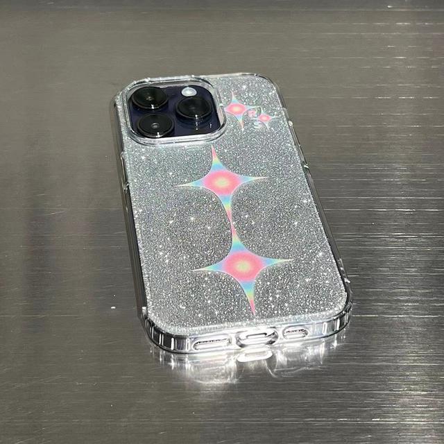 

Ins пятиконечная звезда блестящий прозрачный блестящий мягкий силиконовый чехол для телефона для Iphone 13 12 11 14 Pro X Xs Max Xr 7 8 Plus Se задняя крышка for iphone 13