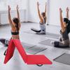 Exercise Mat Carry Handle Cushion Thick Home Gym Unisex Yoga Pad for Balance Fitness