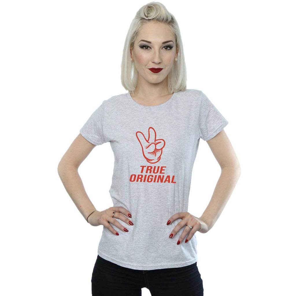 Disney Womens/Ladies Mickey Mouse True Original Cotton T-Shirt