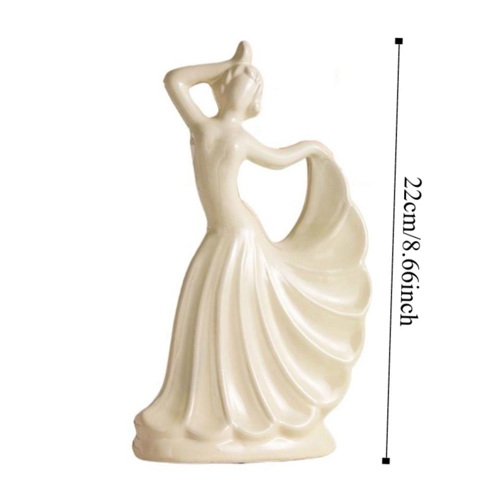 Model Dancing Lady Figurine Simulated Tabletop Art Figure  Festival Decor