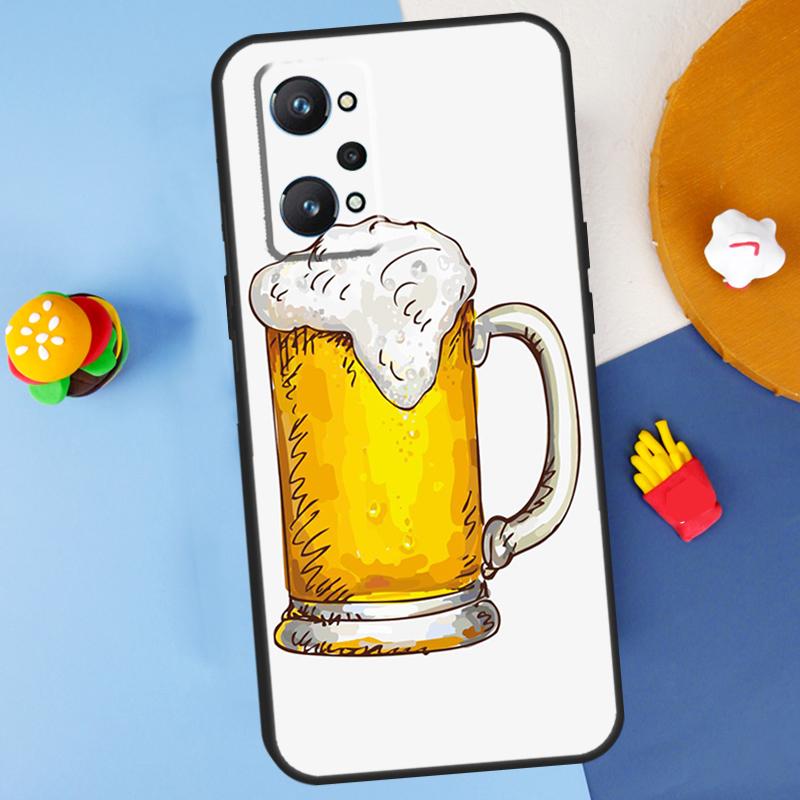 Beer Cup For Realme GT7 Pro GT 6T 6 5 C67 C61 C55 C53 C51 C21Y C25S C75 10 11 12 13 14 Pro Plus Case