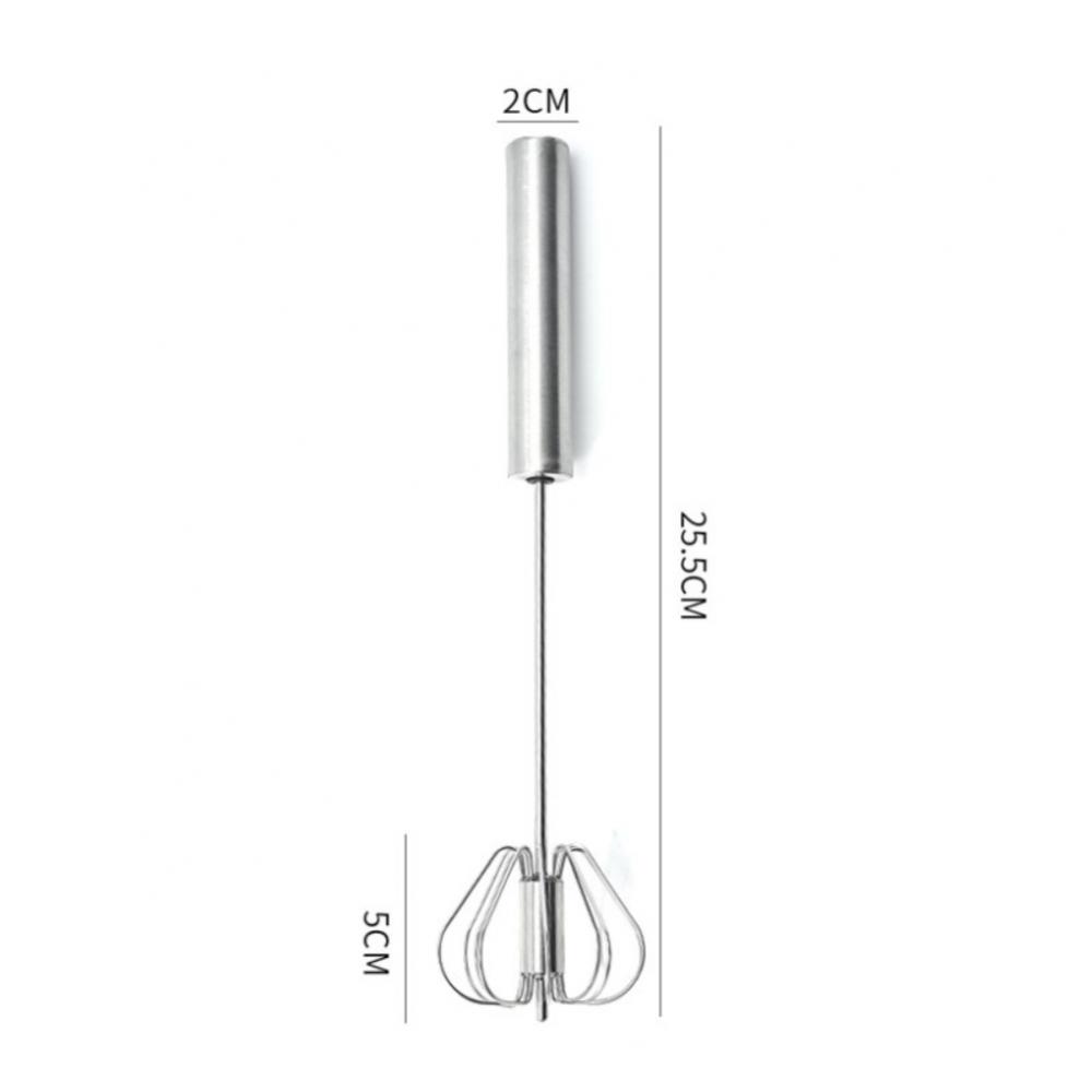 Semi Automatic Egg Whisk Hand Mixer Self Turning Egg Stirrer Manual Portable Egg Beater Cream Stirring Mixer Kitchen Accessories