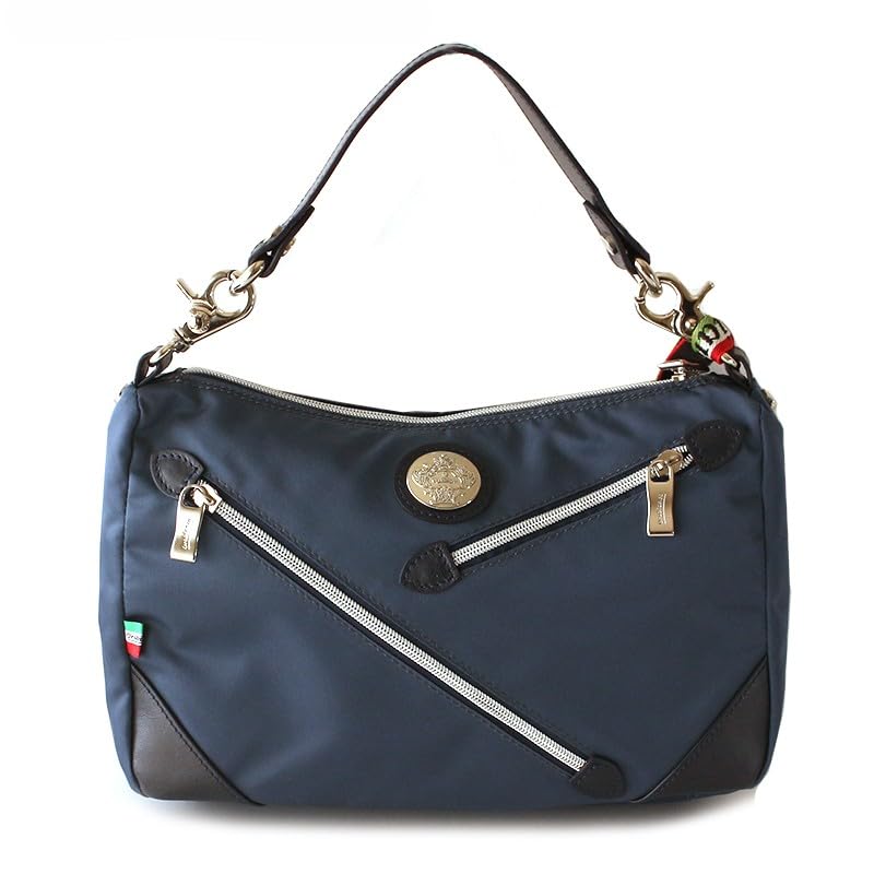 

Сумка через плече Orobianco Silvestra Tremila з нейлону та натуральної шкіри, на плече SILVESTRA TREMILA, 2-стороння [Зроблено в Італії], Чоловіча, Жіноча, Нейлон,