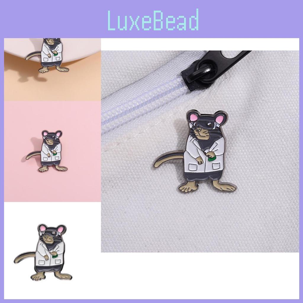 Cute Creative Cartoon Animal Series Brooch Featuring Adorable Mouse Design For Unique Fashion Accessories