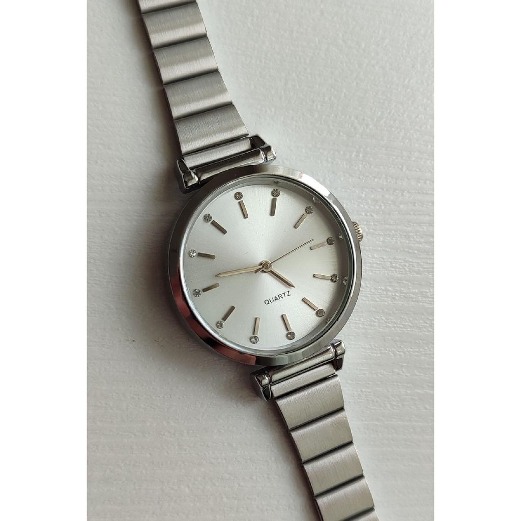 Women's Wristwatch New Fashion Vintage Metal Block Cord Gold Wristwatch