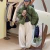 Women's 2024 Winter Down Cotton Short Stand-Up Collar Loose-Fit Jacket