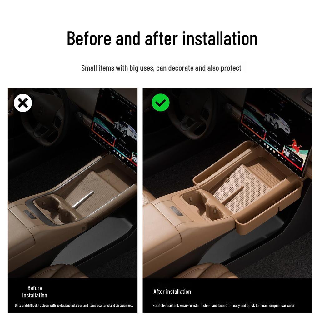 Compatible 2024-2025 LeDao L60 Car Upper Silicone Storage Organizer