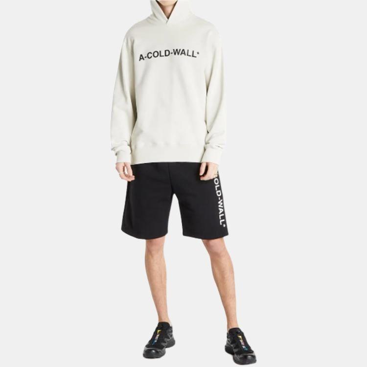 A-COLD-WALL* Logo Popover Hoodie 'Bone White' Men's ACWMW057-BONE