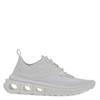 Ferragamo Nima Knit Running Sneakers White