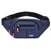 2025 new leather film waterproof fanny pack men's simple large-capacity cash register change messenger bag retro sports breast bag