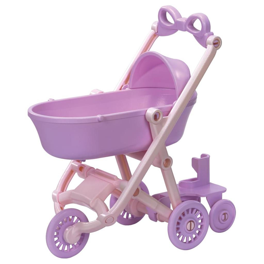 Takara Tomy Everyone Out and About Pretend Play Ages 3 and Up Licca-chan LF-11 3-Way! Stroller, Dress-Up, Toy,