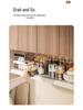 Multifunctional Kitchen Storage Rack for Paper, Film, and Utensils
