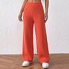 Women's Casual High Waist Straight Wide Leg Pants