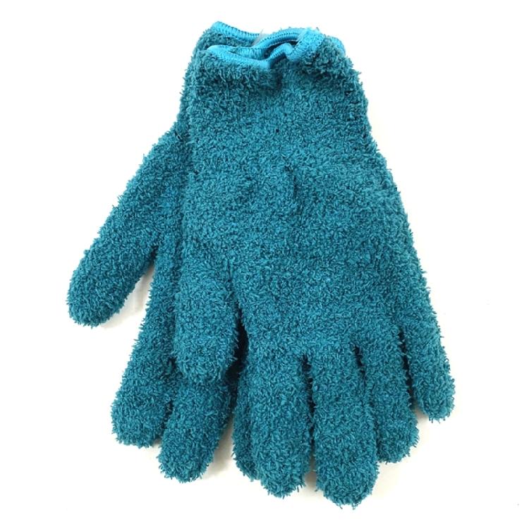 Multipurpose Dust Collection Gloves Soft Absorbent Corals Fleece For Home Cleaning Tasks Gentle On Furniture Surfaces