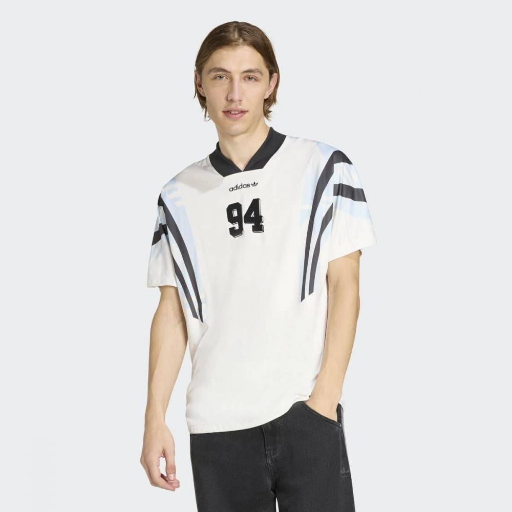 Adidas Casual Comfortable Loose Fit V Neck Santiago Aop Infill Jersey Ke2154 S
