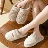 2025 new cotton slippers shoes autumn and winter home warm indoor home non-slip winter thickened cotton slippers