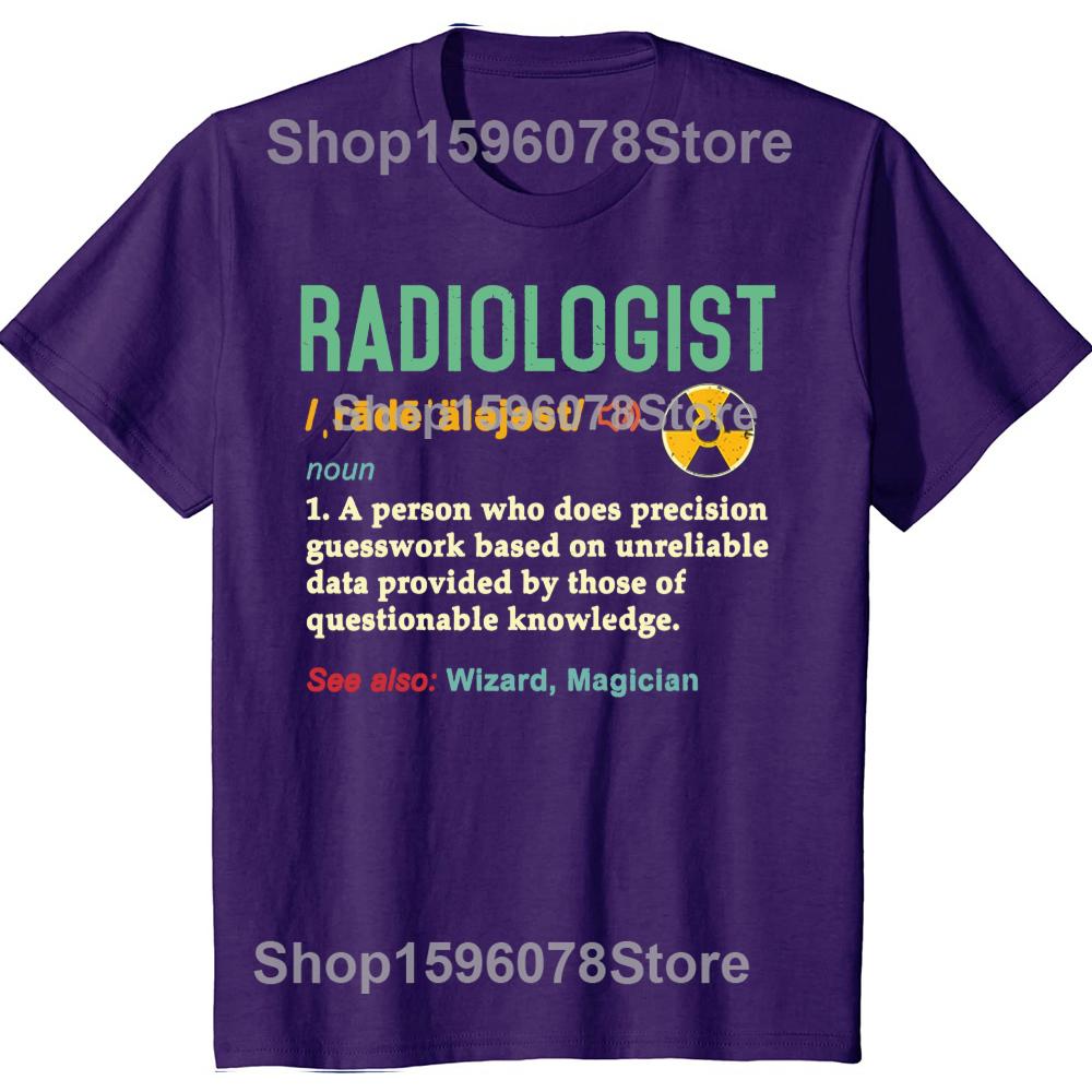Novelty Radiology Tech Retro Definition Rad Technologist T Shirts Graphic Cotton Streetwear Short Sleeve Birthday Gifts Tshirt