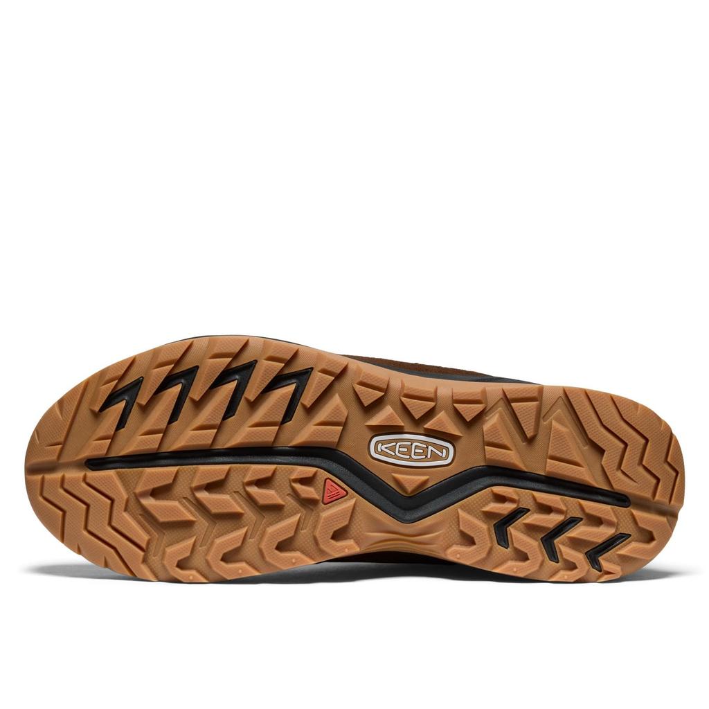 Keen HIGHTRAIL MID WP Hiking Dark Size Cm Shoes, Waterproof, Men's, Earth/Oak Buff, 27.0 (1030703)