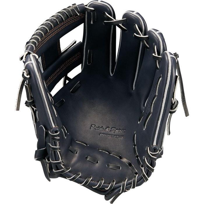 ZETT Prostatus Baseball Glove Kenta Miyamiya Model Second/Shortstop Right Hand Throw Night Black (1900N) Size 4