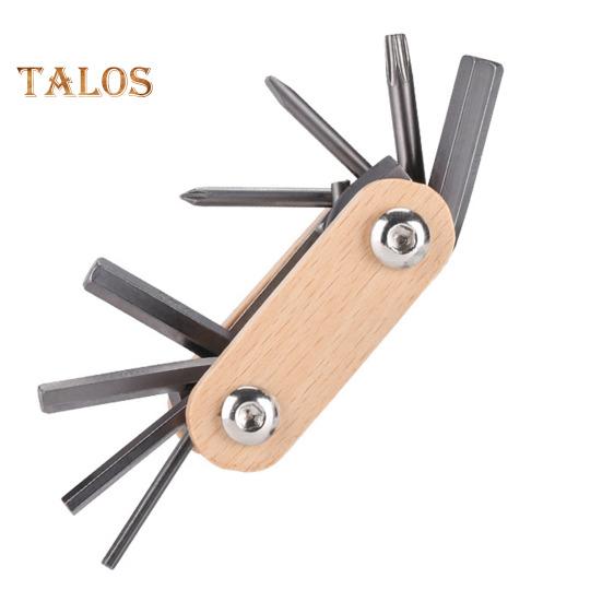 

Инструмент для ремонта велосипеда, портативный складной велосипедный мультитул 8 в 1, прочный металлический дорожный горный велосипед, шестигранный ключ, отвертка, инструмент для обслуживания велосипеда