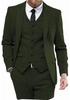 Men's Slim Fit Herringbone Three-Piece Suit for Business, Banquets, and Weddings