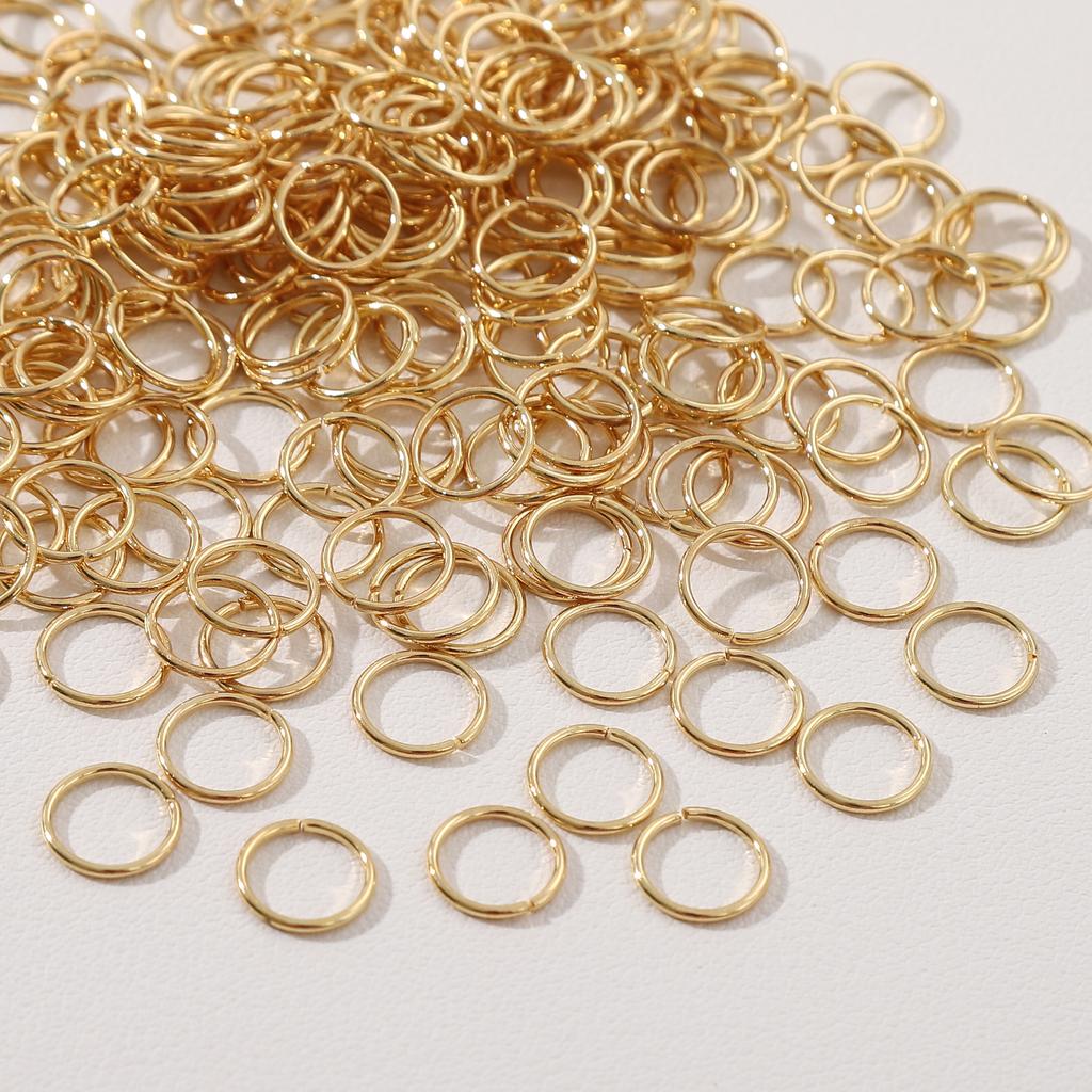 200 Stück Edelstahl Biegeringe für DIY Schmuckherstellung Zubehör