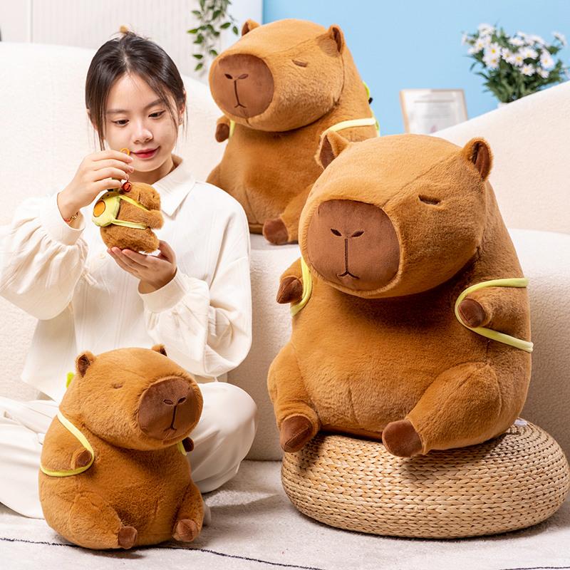 Kawaii Capybara Stuffed Animals Super Soft Plush Capybara Toys Cute Plush Capybara Doll Birthday Gifts