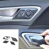 Door Handle Panel Frame Trim Inner Carbon Fiber For VW Golf MK7 MK7.5 14~19 4PCS