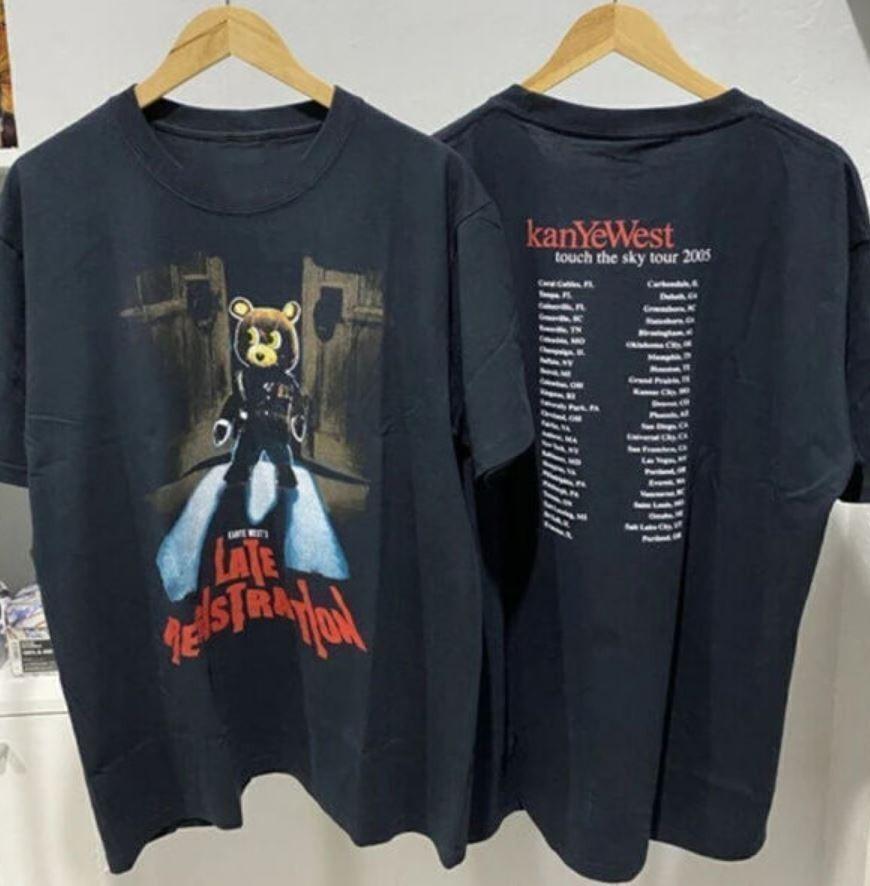 

Kanye West Late Registration 2005 Vintage TShirt Unisex S5XL Gift Fans Unisex T-Shirt XXXXL