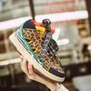 Höst Damskor Sneakers Dam Leopardtryck Casual Herrskor Lyxskor Träningssko Andningsbar Mode Löparsko