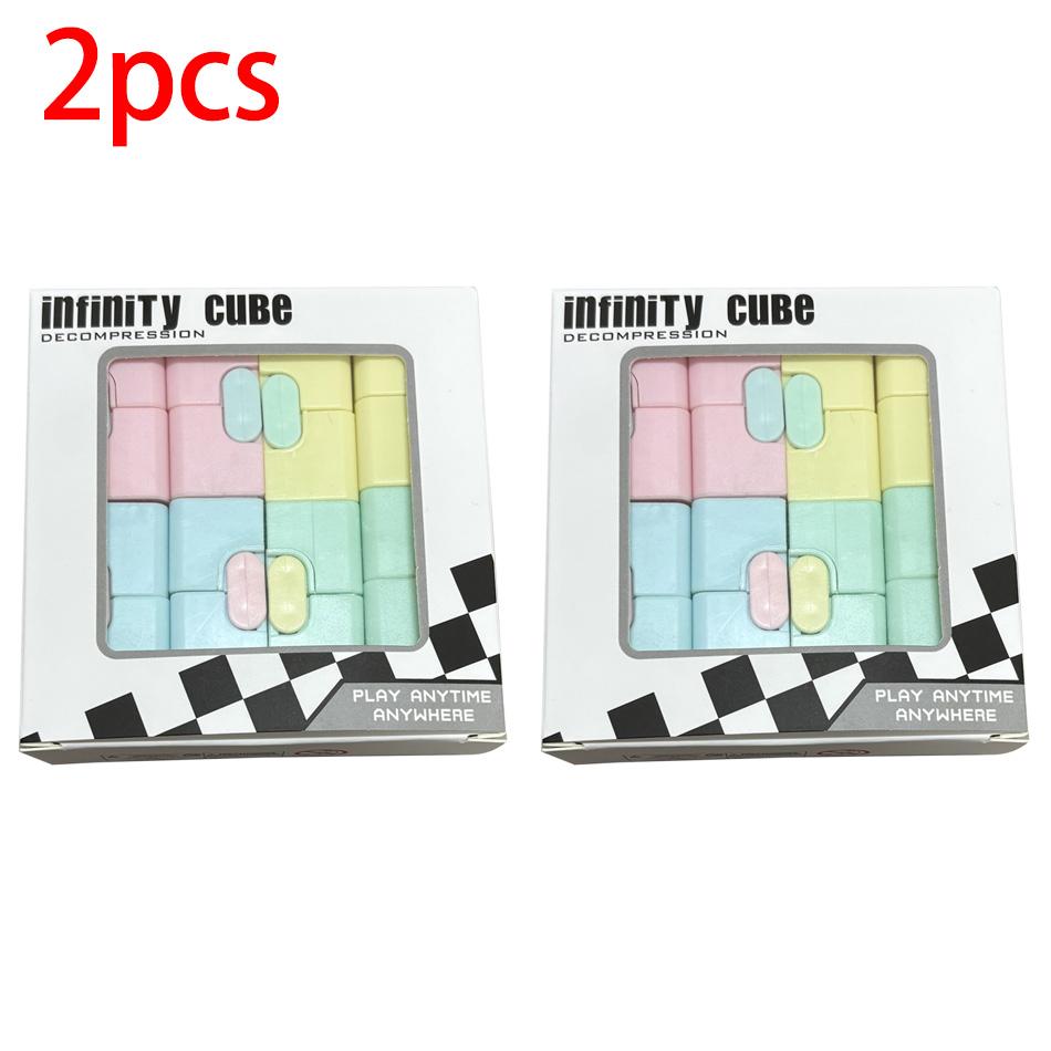 New Puzzle Cube Durable Exquisite Decompression Toy Infinity Magic Cube For Adults Kids Fidget Toys Antistress Anxiety Desk Toy